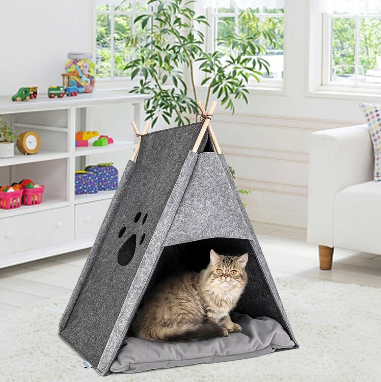 Tipi tent voor katten