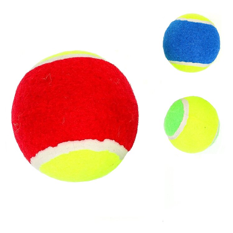 Honden tennisbal massief 7,2 cm