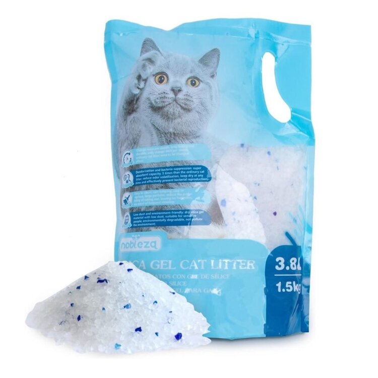 Silica kattenbakvulling 3,8 liter