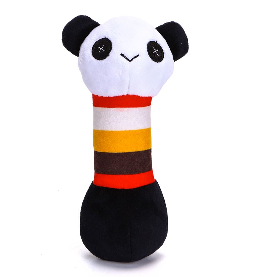 Nobleza knuffel voor hond - pluche hondenknuffel - Hondenknuffel panda met piep - Hondenspeelgoed - Piepspeelgoed - Panda