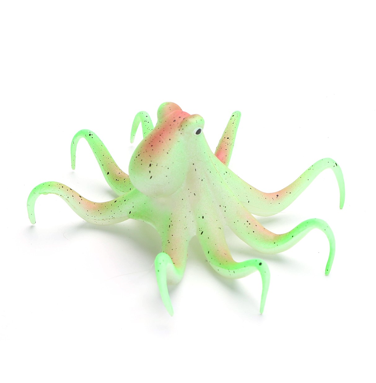 Nobleza Aquariuminrichting fluorescerend - aquariumdecoratie - octopus - Groen