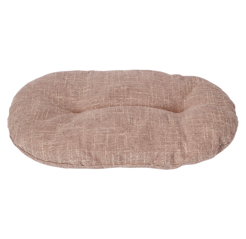 Jack and Vanilla Hondenkussen Polly - Hondenkussen - ovaal - zand - beige - 80 x 55 cm