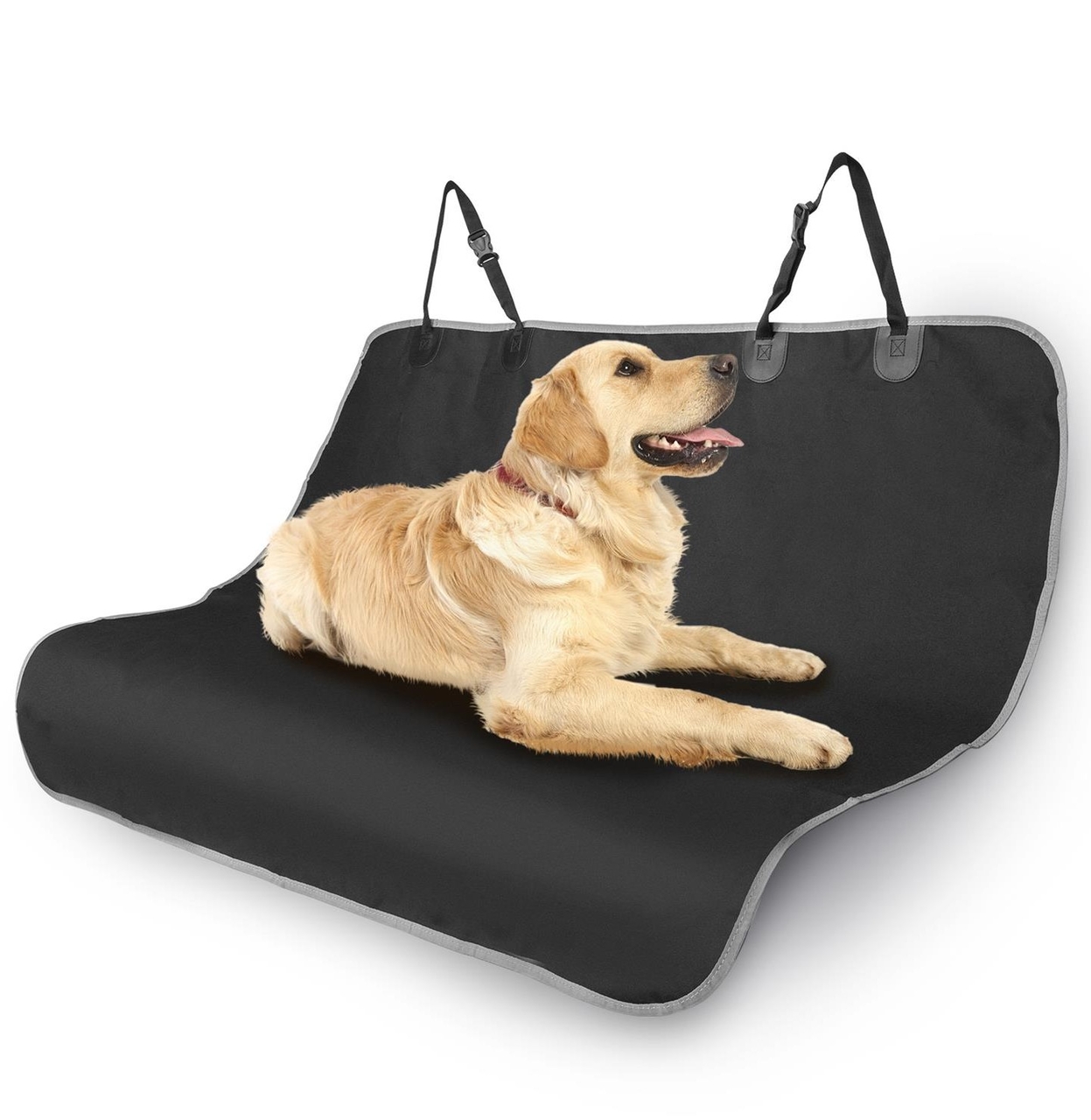 Nobleza hondendeken auto achterbank - beschermhoes auto hond - hondenkleed - kofferbak beschermhoes hond - autostoelhoes - 110 x140 cm - Zwart