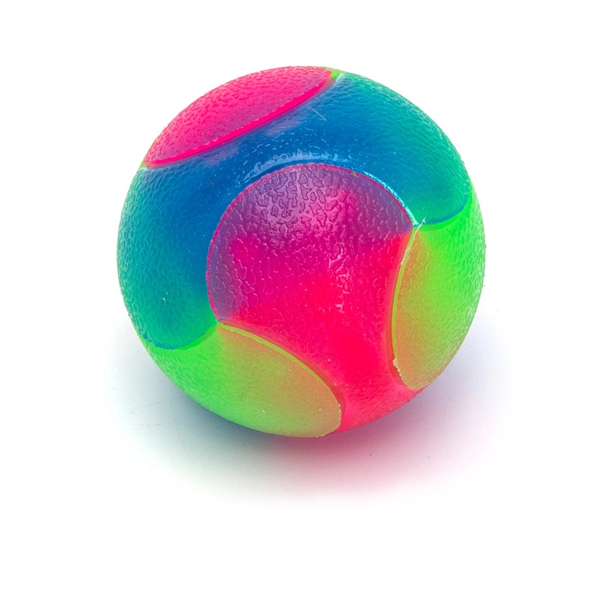 Nobleza hondenspeelgoed - speelballen - verlicht - rubber ballen - 3 Stuks - voor honden - M