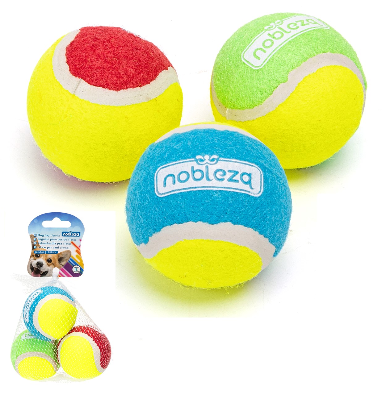 Tennisballen voor honden
