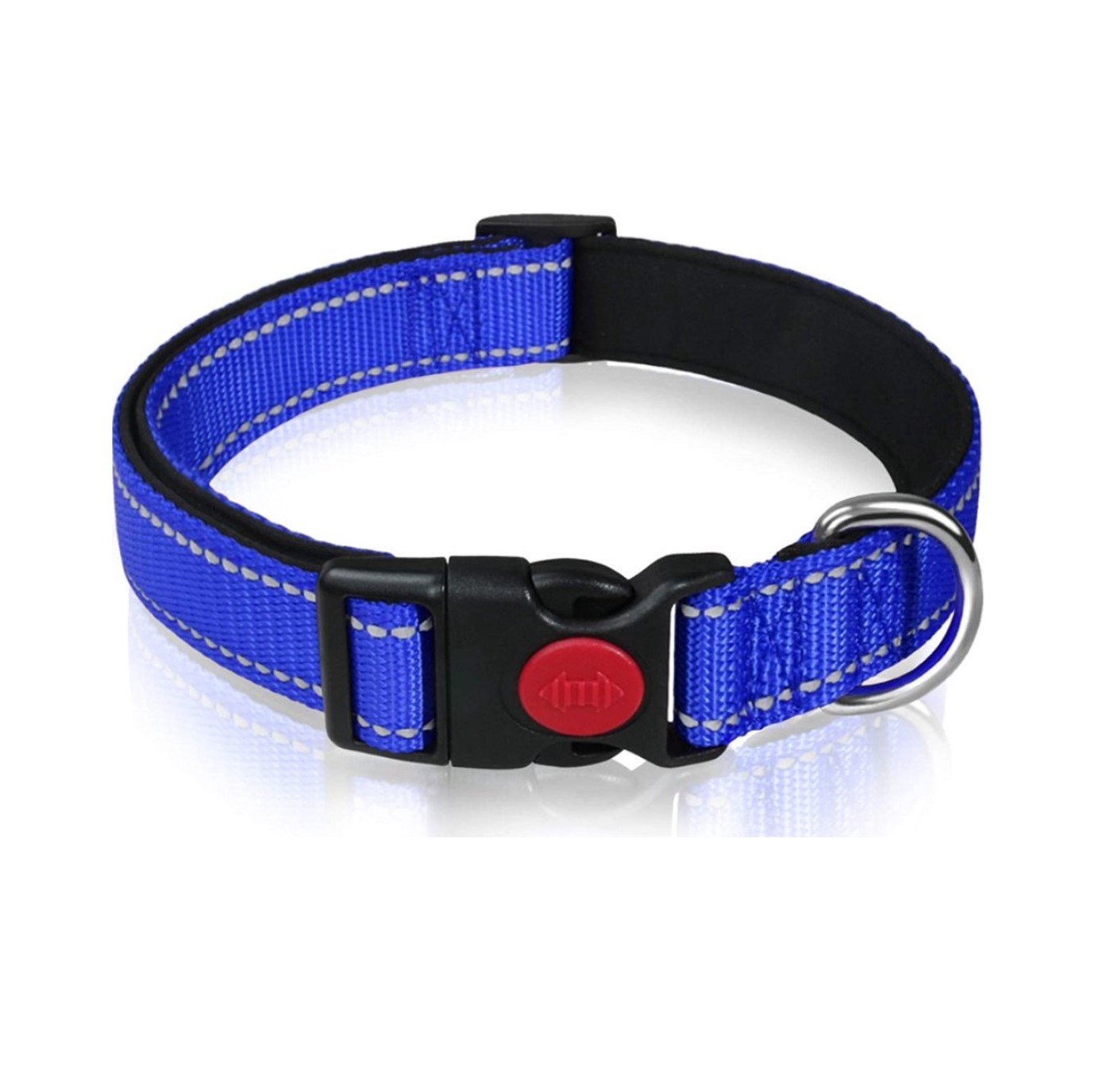 Nobleza hondenhalsband - halsband voor honden - S - reflecterende halsband - Blauw