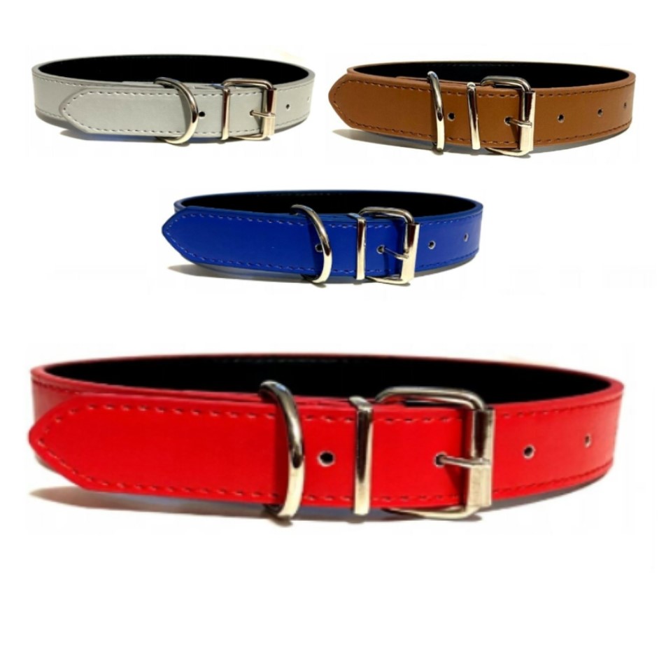 Nobleza Hondenhalsband - Halsband met gespsluiting - Halsband voor honden - L - Blauw