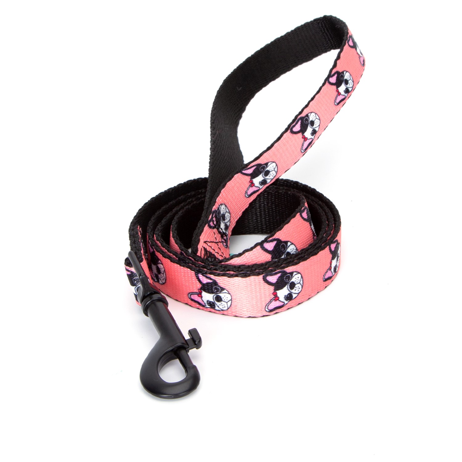 Nobleza Hondenriem - Honden uitlaatriem - Hondenriem met print - Polyester - 120 cm - Roze