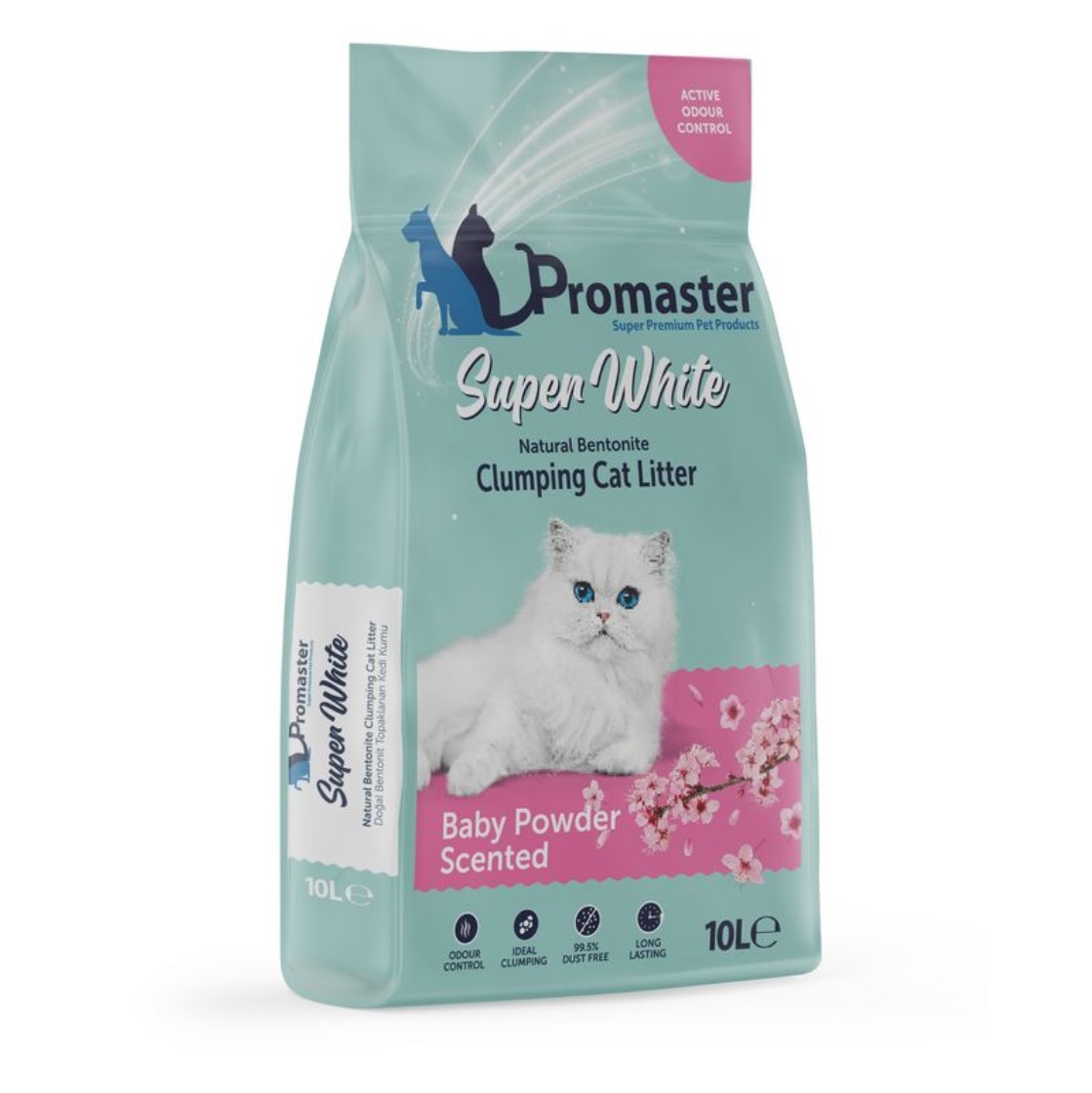 Bentoniet kattenbakvulling babypoeder 10L