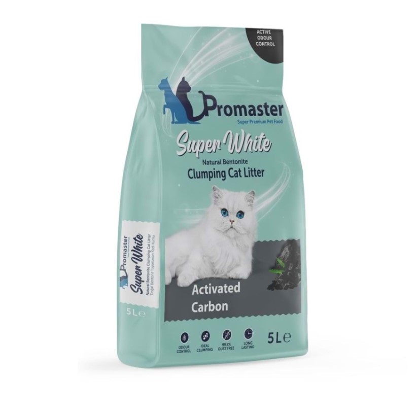 Bentoniet kattenbakvulling carbon 5L