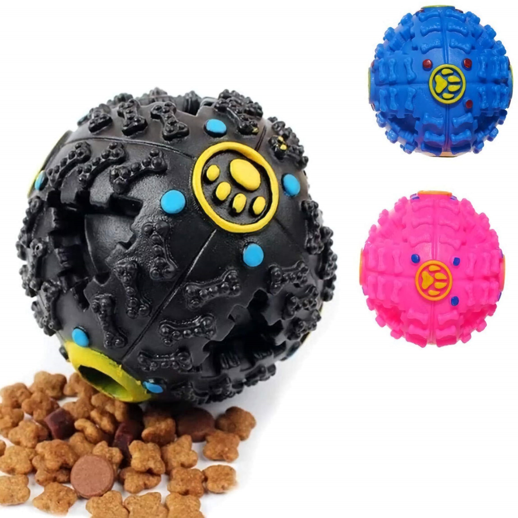 nobleza Honden snackbal met geluid 7 cm